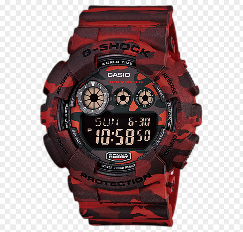 Watch G-Shock Clock Casio Movement PNG