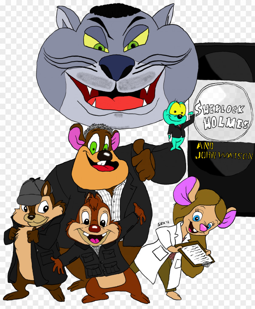 Chip Dale Big Cat Character Clip Art PNG