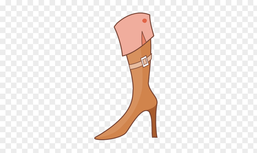 Lady Boots Model Boot Shoe Clip Art PNG