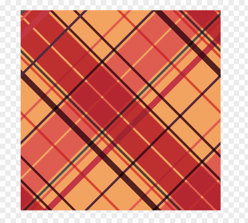 Line Designs Red Tartan PNG