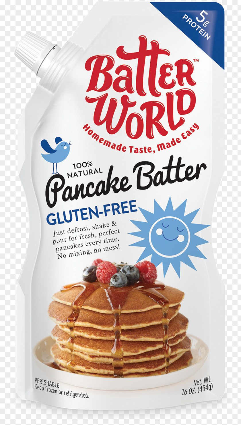 Breakfast Pancake Waffle Cream Batter PNG