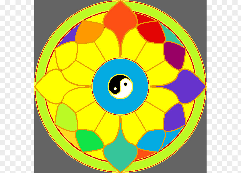 Circle Symmetry Flower Clip Art PNG