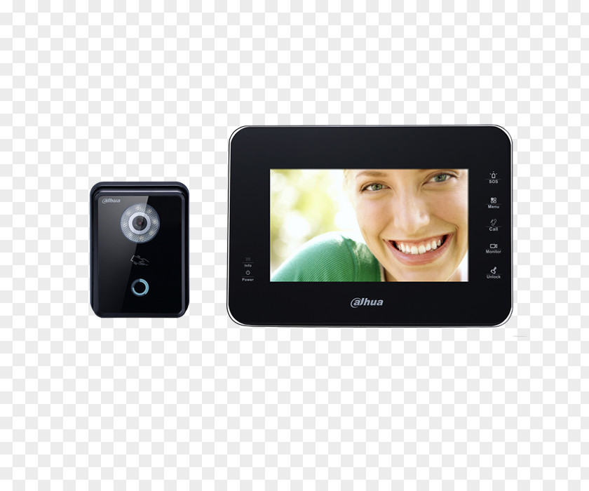 Dahua Video Door-phone IP Camera Technology Liquid-crystal Display Computer Monitors PNG