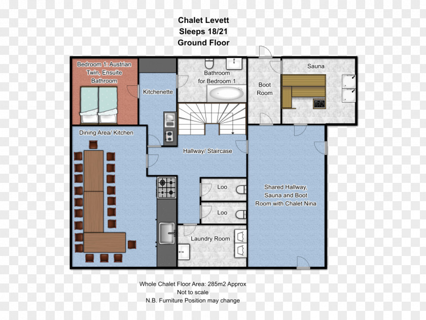 Ground Floor St Anton Am Arlberg Plan Chalet Living Room PNG