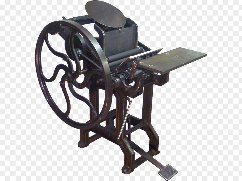 Letterpress Platen Printing Press Harrild & Sons PNG