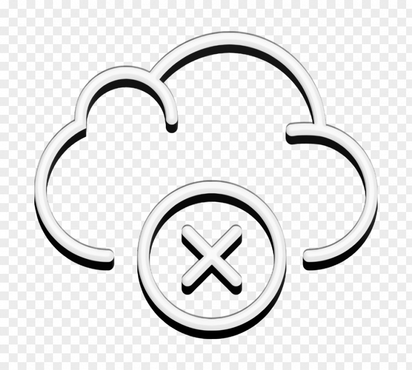 Cloud Computing Icon Interaction Set Data PNG