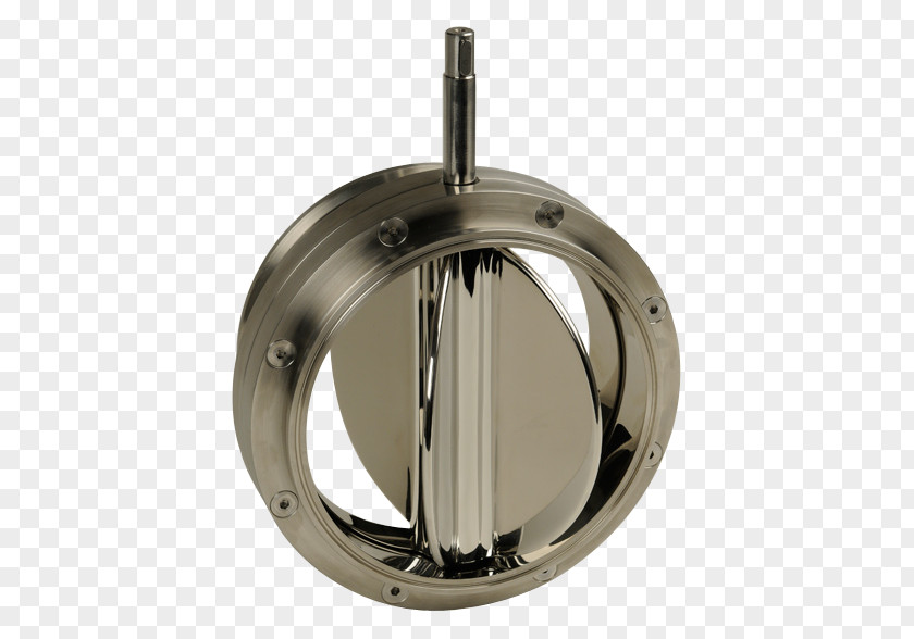 Butterfly Valve Sampling Powder Stainless Steel PNG