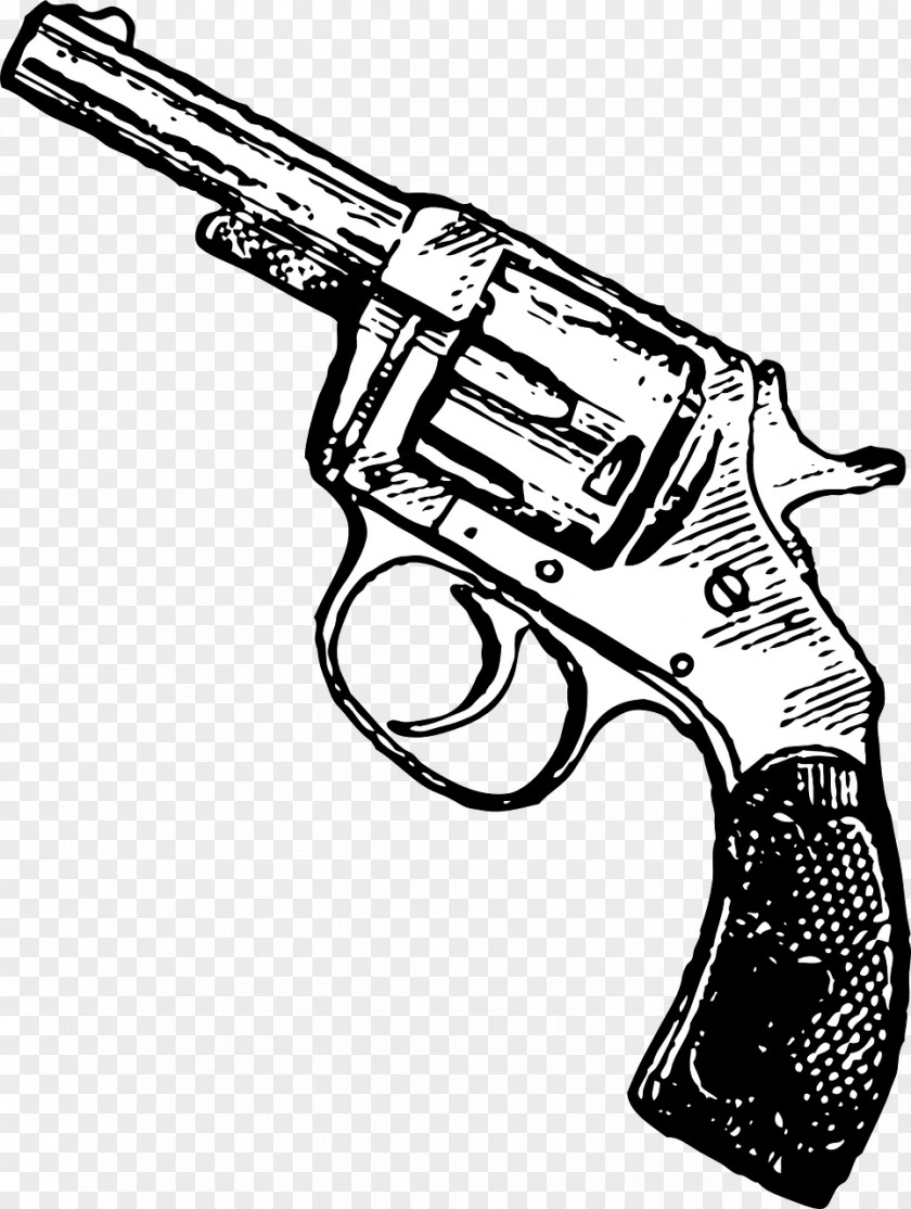 Hand Gun Revolver Pistol Clip Handgun Art PNG