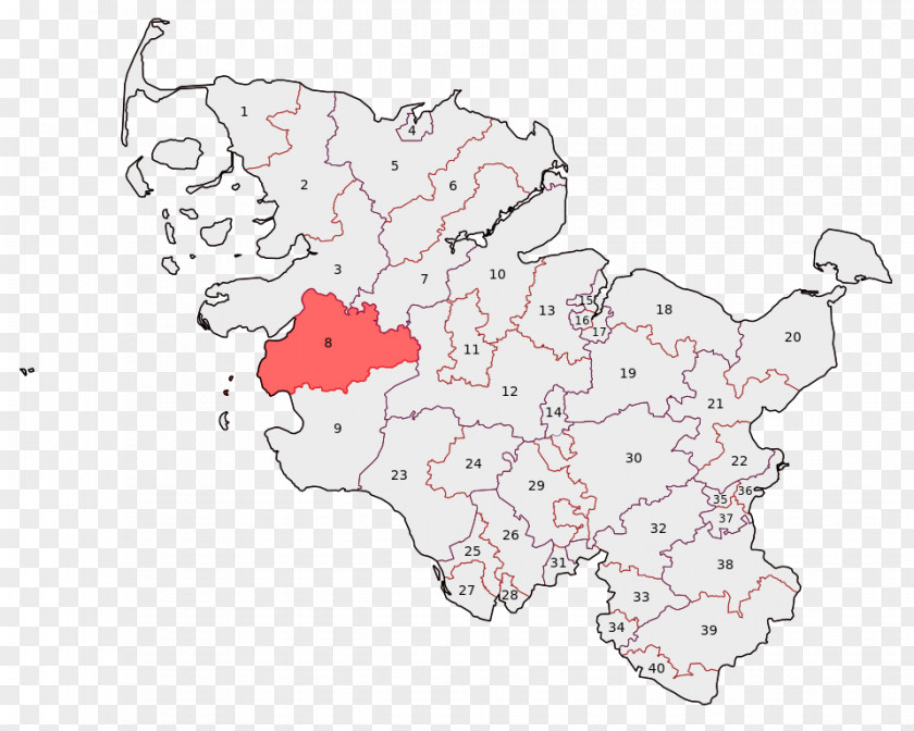 Map Schleswig-Holstein Flower PNG