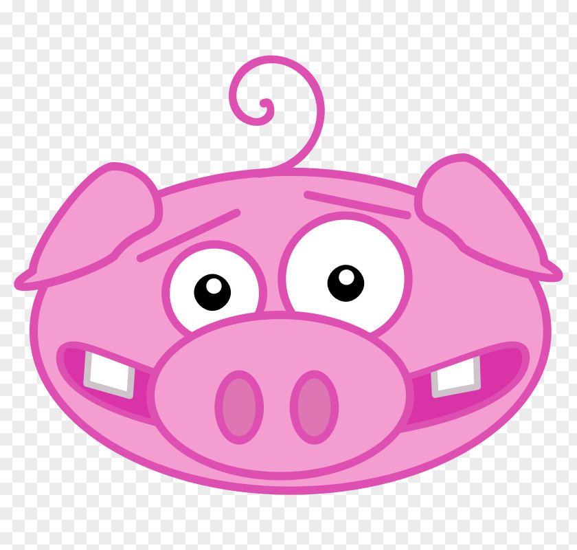 Pink Pig Pictures Domestic Free Content Clip Art PNG