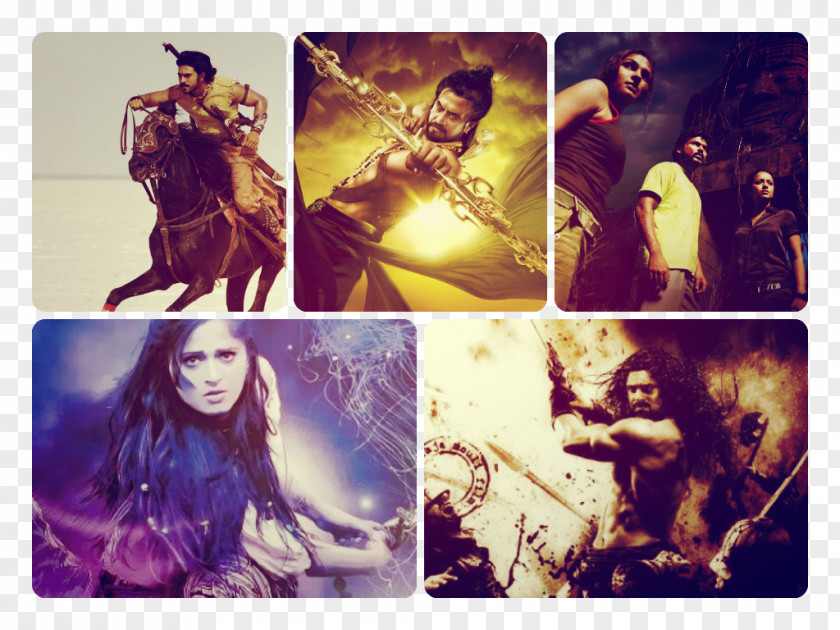 Rajini Conan The Barbarian Collage Poster Film Still PNG