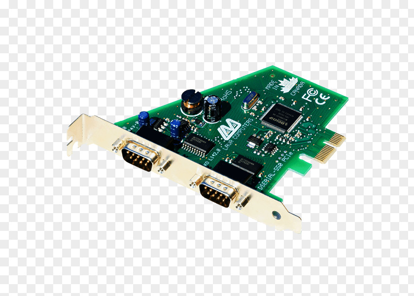 Serial Port Graphics Cards & Video Adapters PCI Express RS-232 Expansion Card PNG