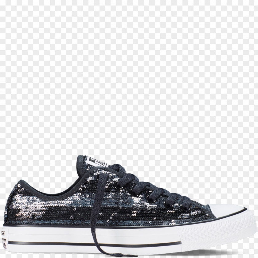 Silver Edge Chuck Taylor All-Stars Converse Sneakers Shoe Top PNG