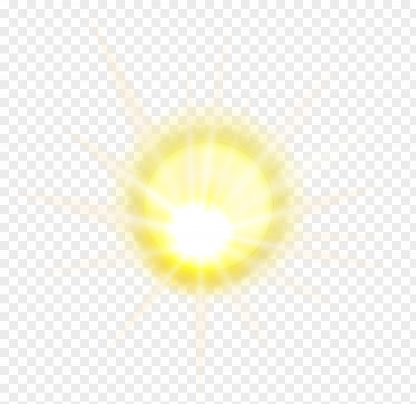 Sun Effect Clip Art Image Light Yellow Circle Pattern PNG