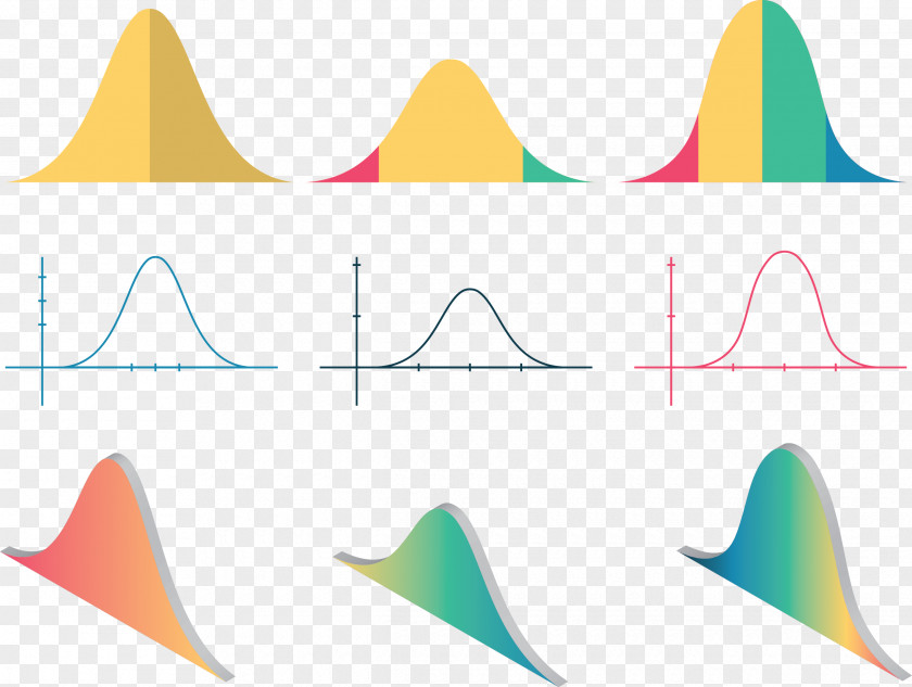 Vector Illustration Bell Curve Euclidean Line PNG