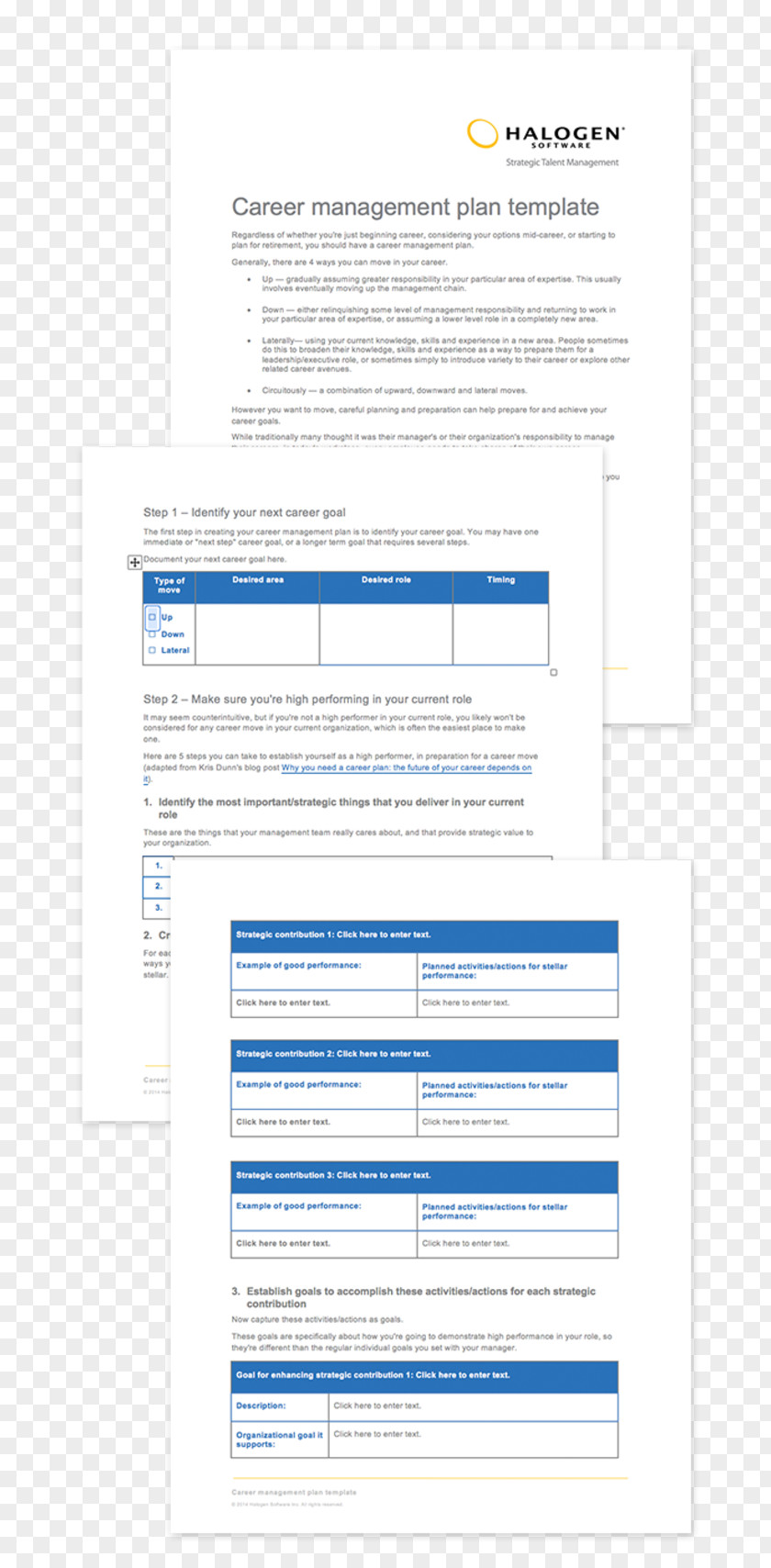 Business Career Management Résumé Template PNG