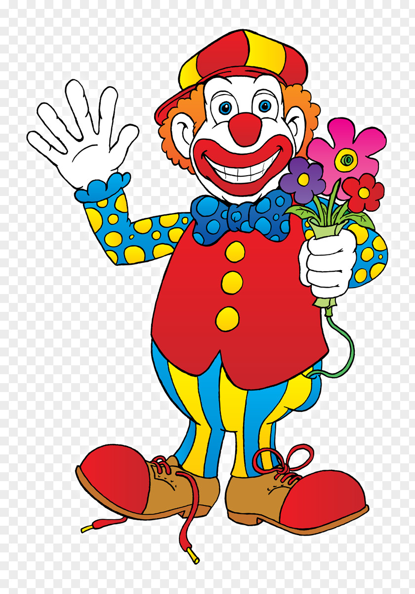 Clown Cartoon Character Clip Art PNG