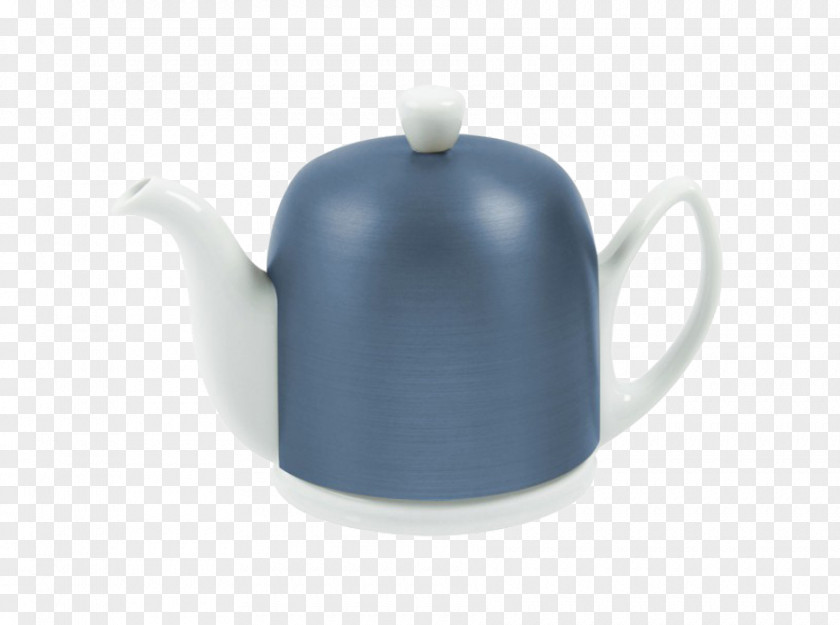 Kettle Teapot Cobalt Blue Ceramic PNG