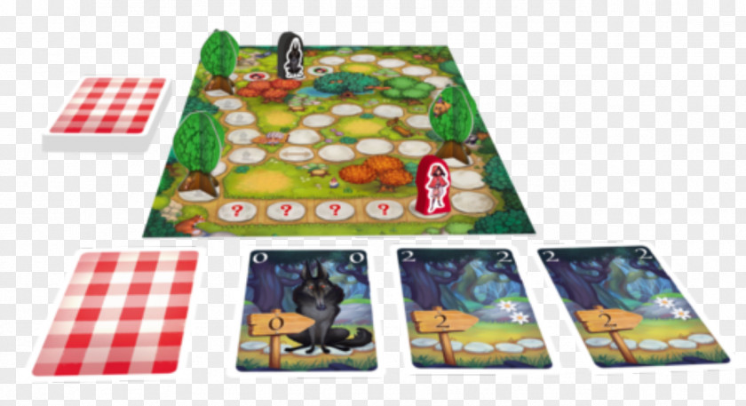Little Red Riding Hood Board Game Fairy Tale Gray Wolf PNG