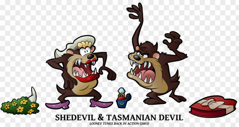 Looney Tunes Tasmanian Devil She-Devil Drawing Cartoon PNG