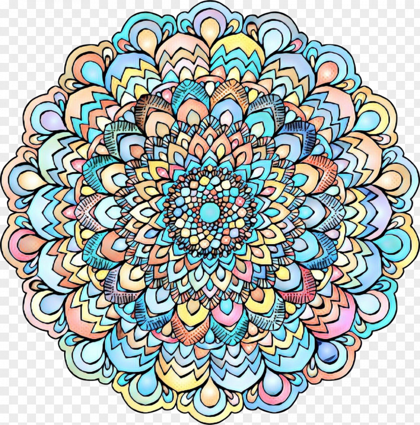 Mandala Drawing Coloring Book Zentangle PNG