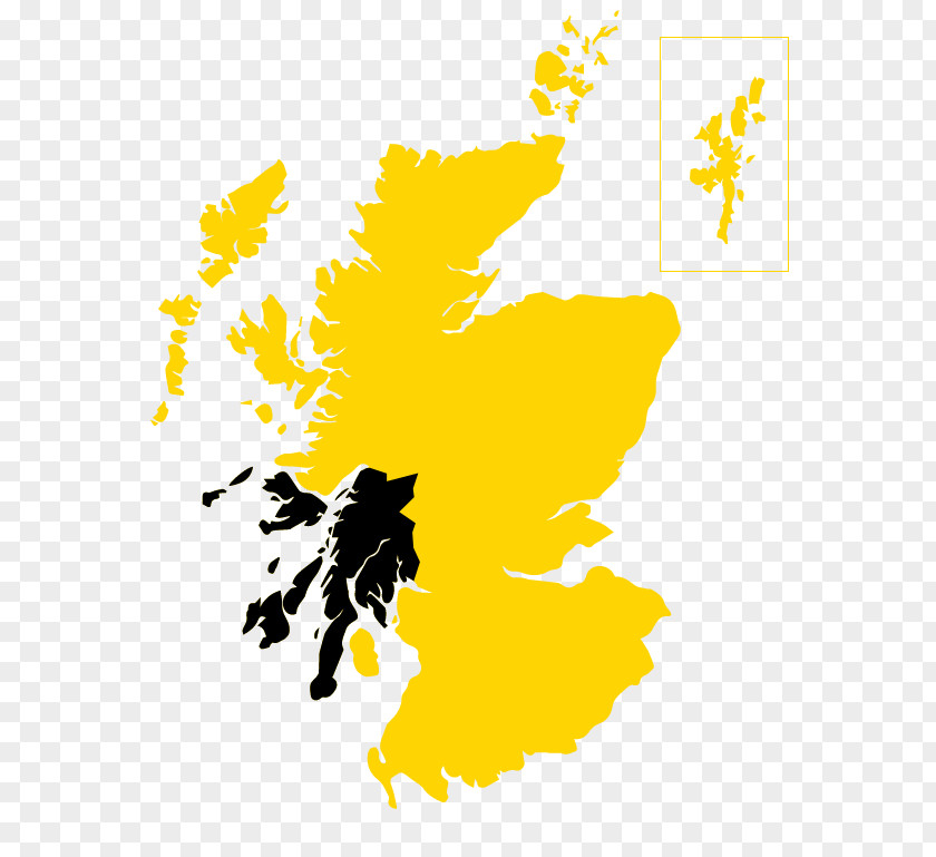 Map Scotland Vector Blank PNG