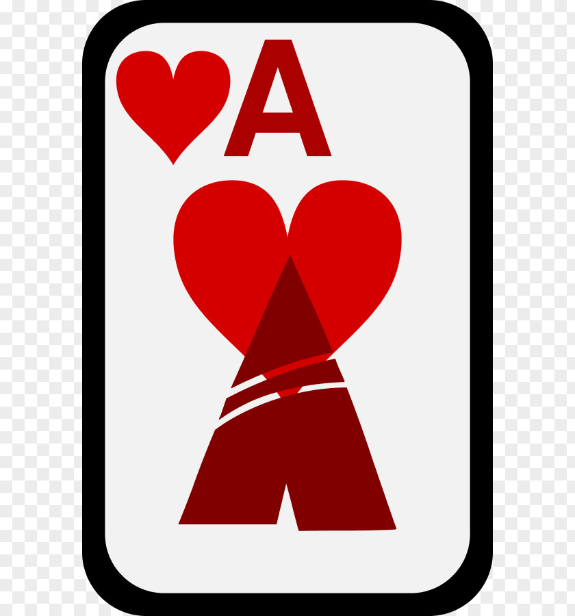 Small Heart Clipart Ace Of Hearts Spades Clip Art PNG