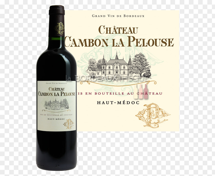 Wine Dessert Haut-Médoc AOC Common Grape Vine Château Cambon La Pelouse PNG