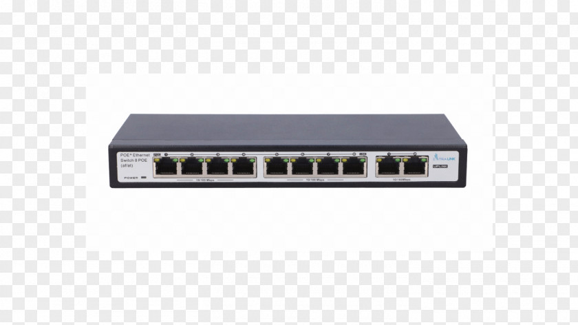 Ethernet Hub Power Over 8P8C Computer Network Switch PNG