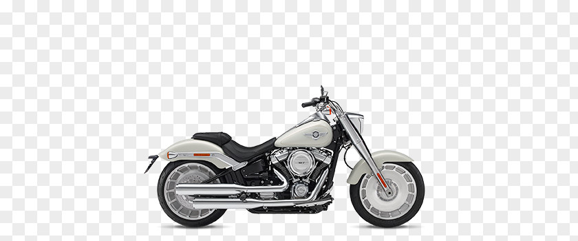 Motorcycle Cruiser Harley-Davidson FLSTF Fat Boy Softail PNG