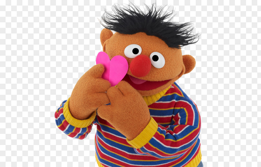 Valentine's Day Ernie Bert Grover Telly Monster Kermit The Frog PNG