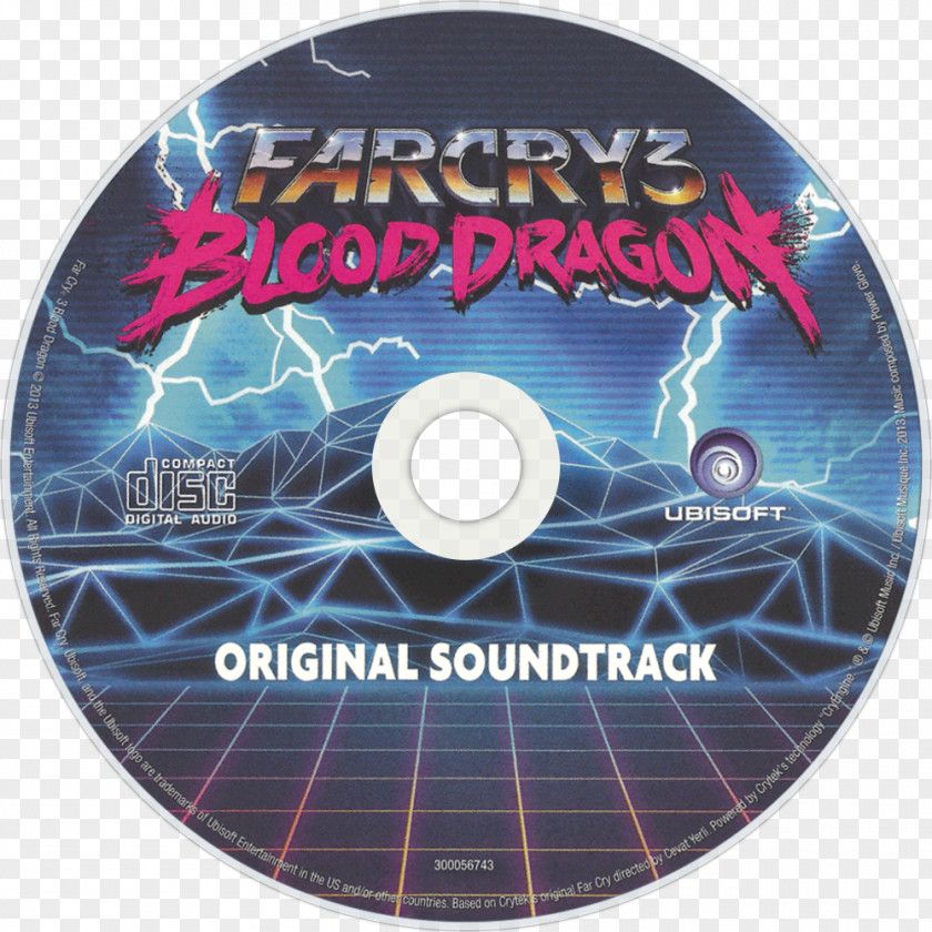 Far Cry 3: Blood Dragon Compact Disc Power Glove Trials Of The (Original Game Soundtrack) PNG