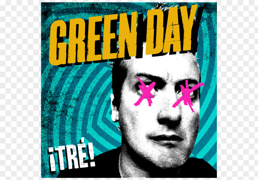 Green Day Tré Cool ¡Tré! ¡Uno! ¡Dos! PNG
