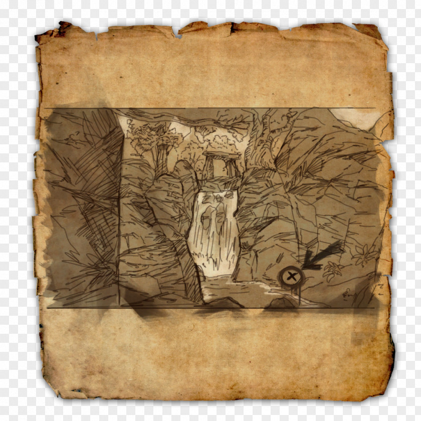 Pirate Map The Elder Scrolls Online: Summerset V: Skyrim – Dragonborn Treasure PNG