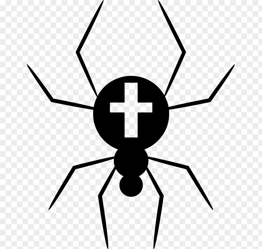 Spider Silhouette Arthropod Clip Art PNG