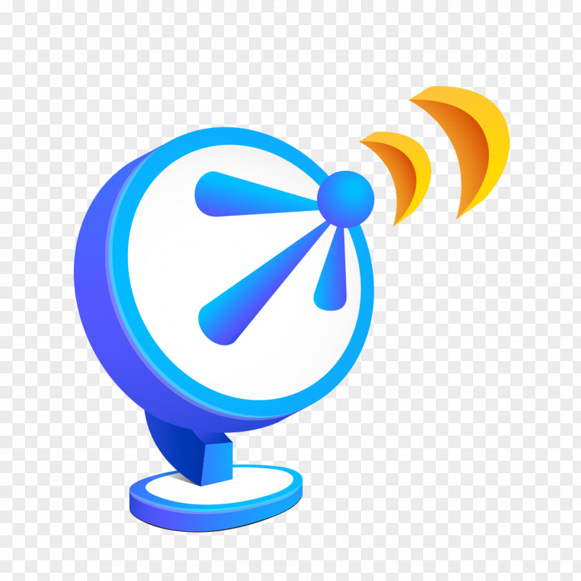 Blue Signals Model Signal Radio Receiver Icon PNG