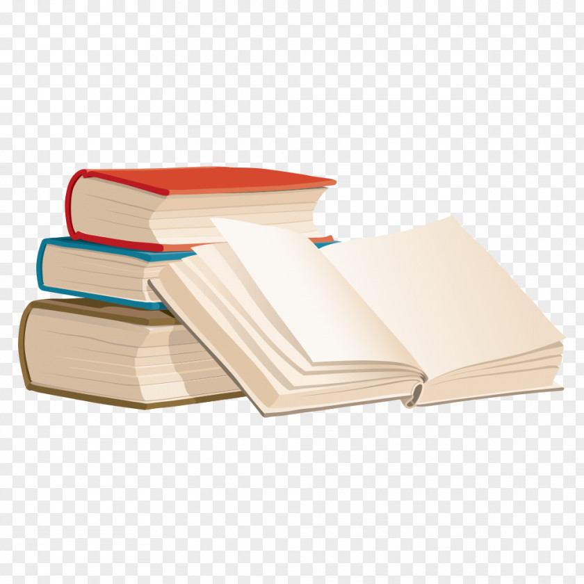 Cartoon Books Bookcase Download PNG