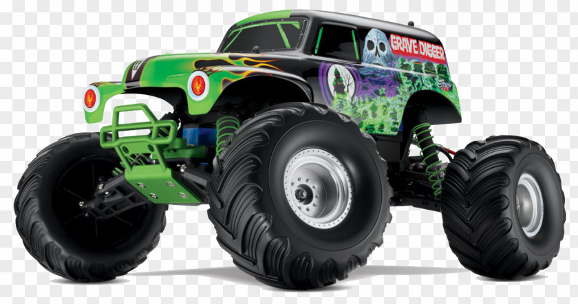 Grave Radio-controlled Car Digger Monster Truck PNG
