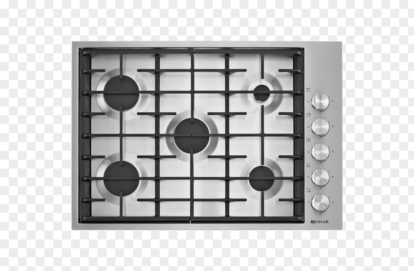 Top View Stove Cooking Ranges Gas Burner Jenn-Air Home Appliance PNG