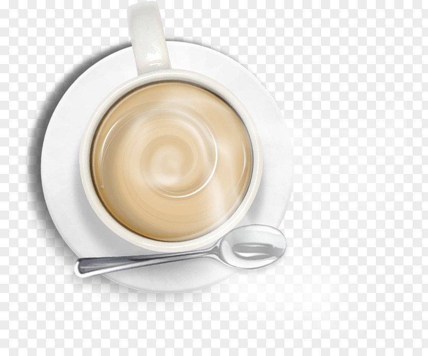 Coffee Cup Spoon Cappuccino Espresso Ristretto Latte PNG