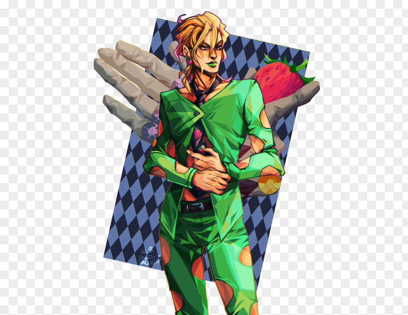 The Silence Of Woods Hirohiko Araki Golden Wind Love Through All Eternity Strawberry PNG