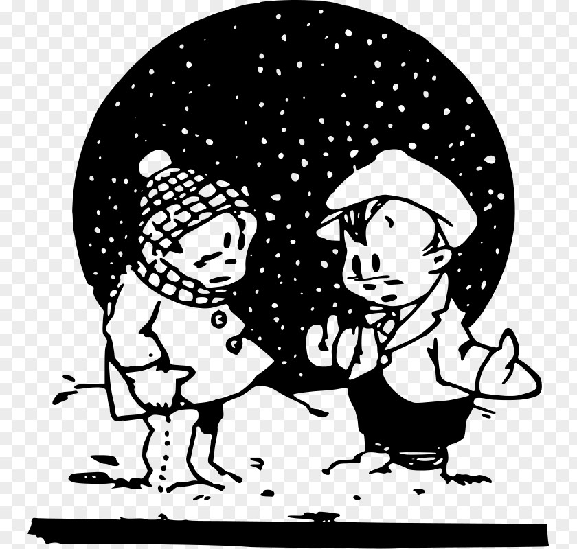 The Snowy Day Clip Art PNG