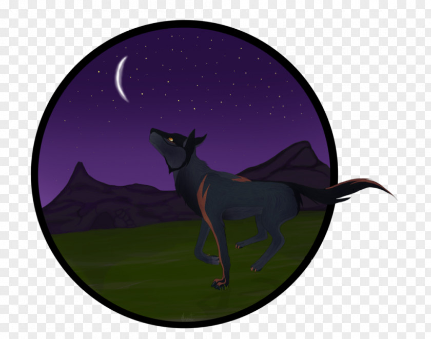 Early Morning Deer Purple Cartoon Character Fiction PNG