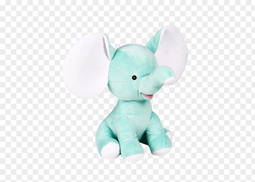 Elephant Stuffed Animals & Cuddly Toys Plush Turquoise PNG