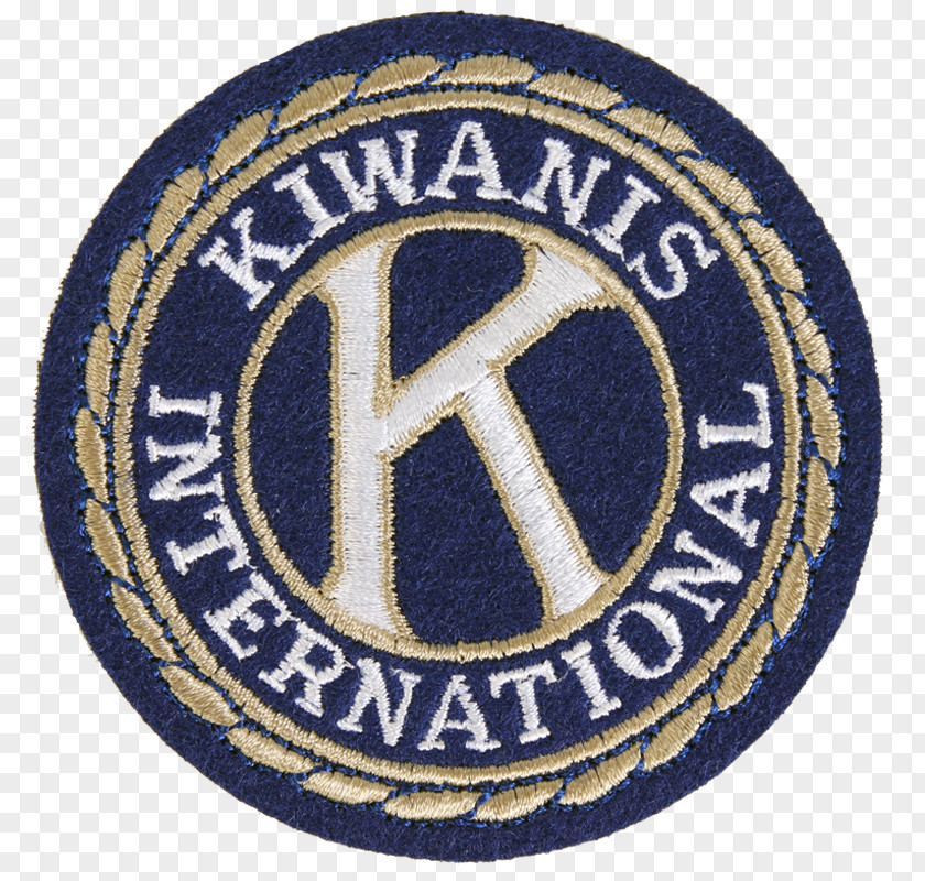 Embroidered Patch Kiwanis Circle K International Key Club Organization Pat Mayse Lake PNG