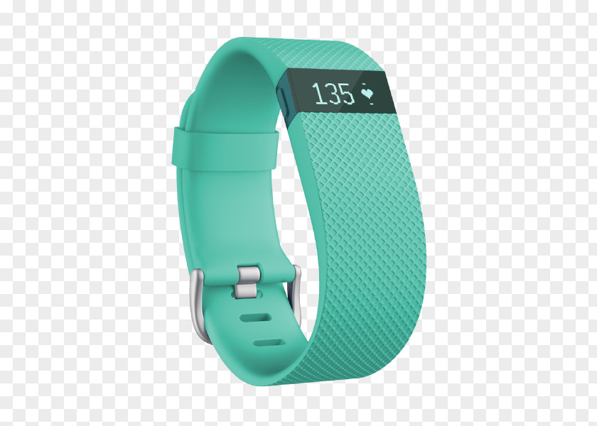 Fitbit Activity Tracker Health Care Heart Rate Teal PNG