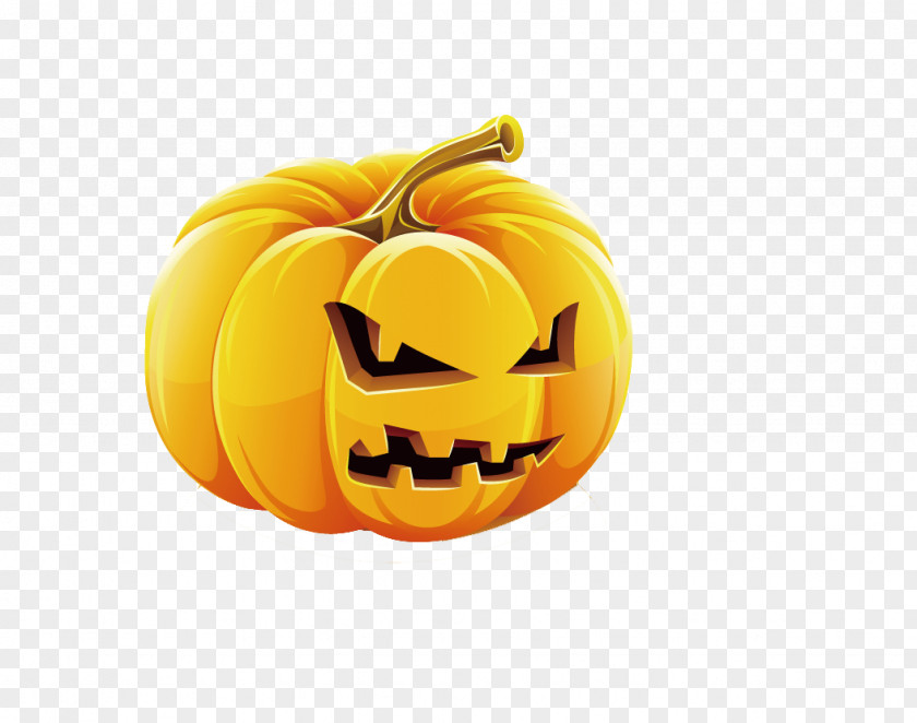 Funny Face Jack-o-lantern Halloween Clip Art PNG