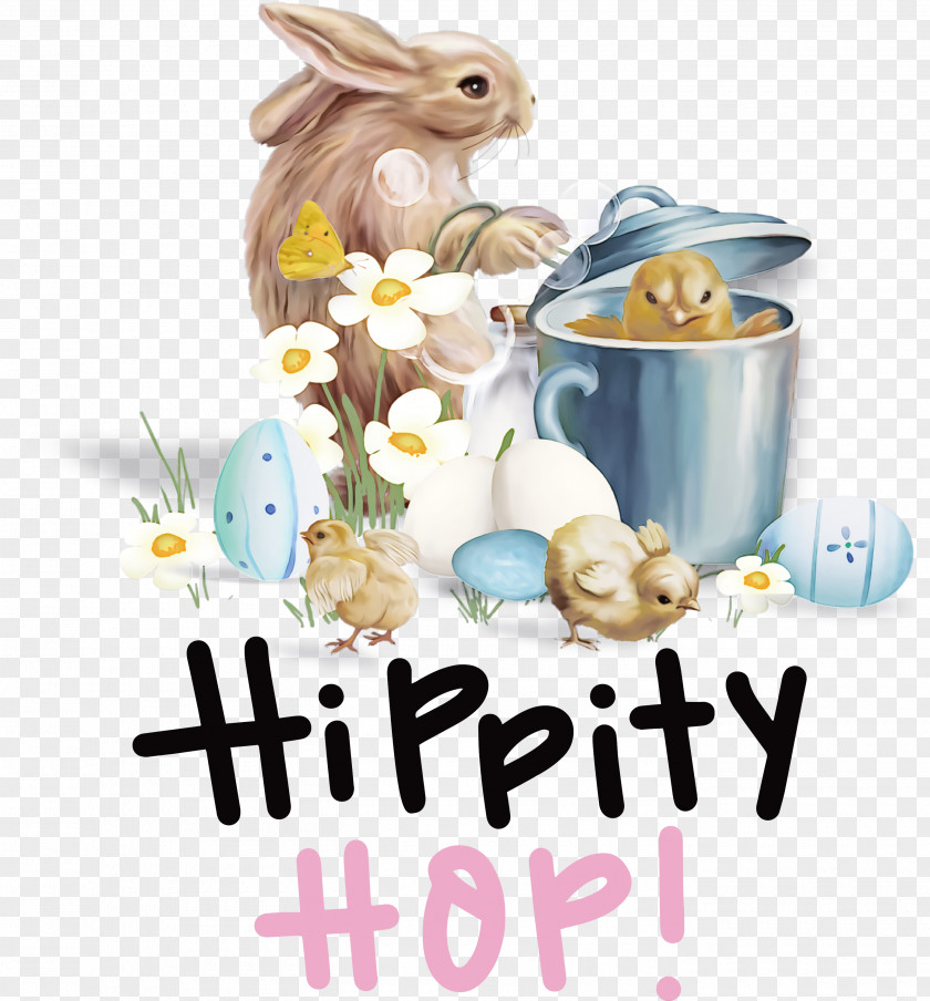 Happy Easter Hippity Hop PNG