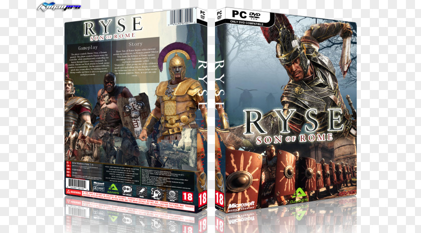 Ryse: Son Of Rome Xbox 360 PC Game Art PNG