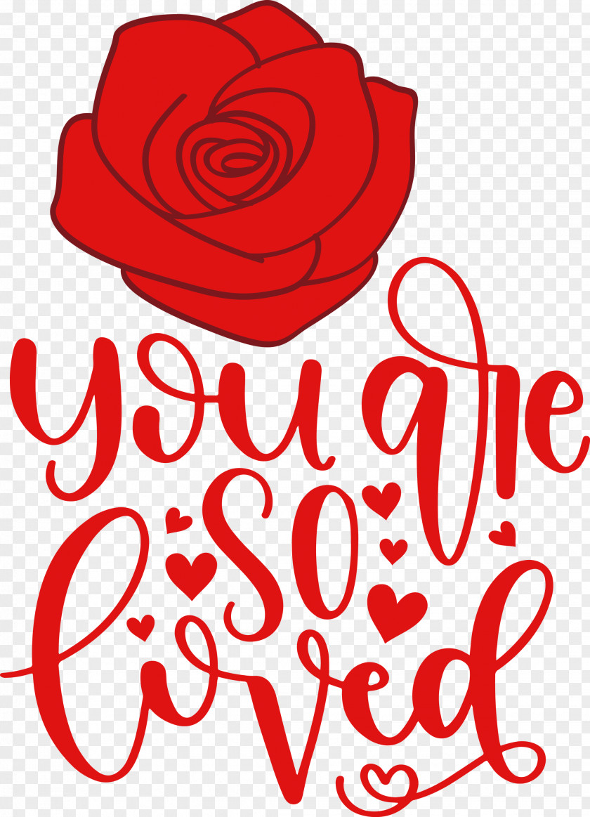 You Are Do Loved Valentines Day Quote PNG